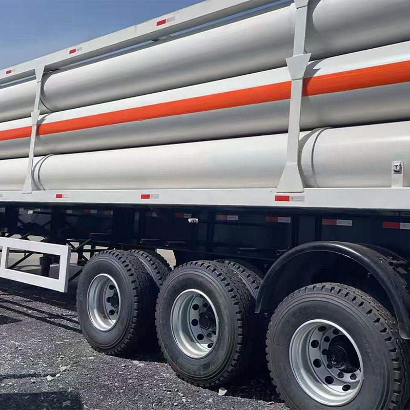 CNG Semi-trailer with 12 Cylinders